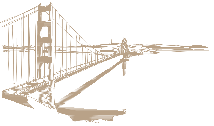 illustration of suspension bridge